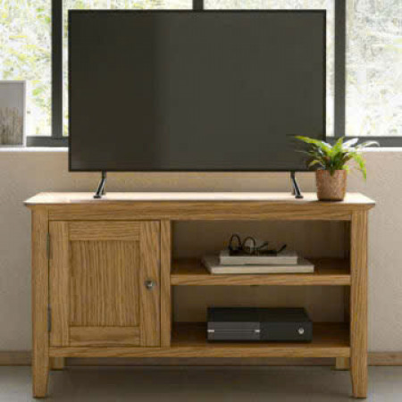 PPS Oak : Kệ Ti Vi Gổ Sồi 1 Cánh + 2 Ngăn